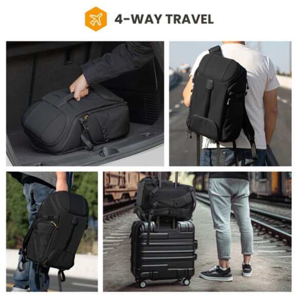 TARION HX-L Camera Backpack (Black, 21L) - Picture 6 of 12